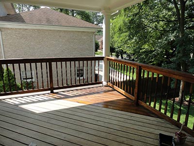 Painting and Staining a Deck