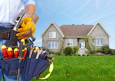 Handyman worker ready to start a new project in Rockville, Silver Spring, Gaithersburg, Germantown, Maryland, Washington D.C. or Northern Virginia.