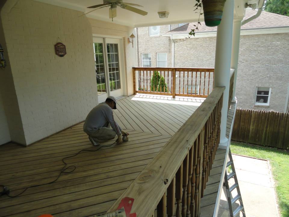 Working on a Deck